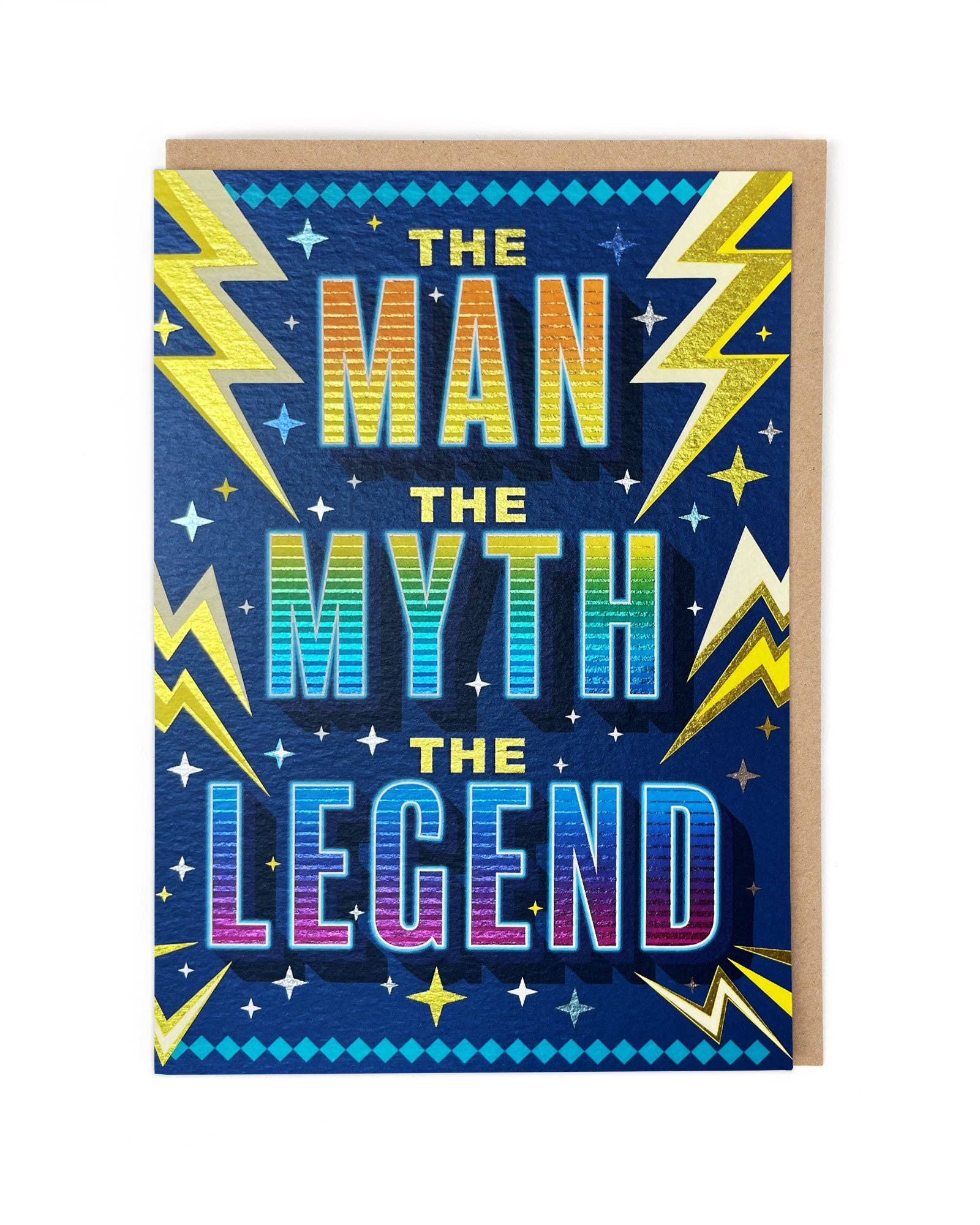 MAN MYTH LEGEND for wholesale by Cath Tate Cards