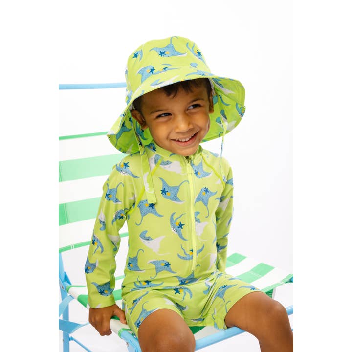ZOOCCHINI – wholesale Rash-guard – Baby – Baby Rashguard One Piece Printed Swimsuit - Sid Stingray2
