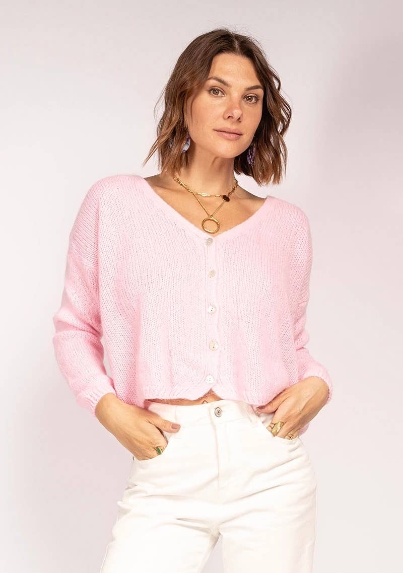 LINEN & COTTON HOUSE – Großhandel Jacke – Damen – 8561 JACKE AUS MOHAIRWOLLE, HERGESTELLT IN ITALIEN36