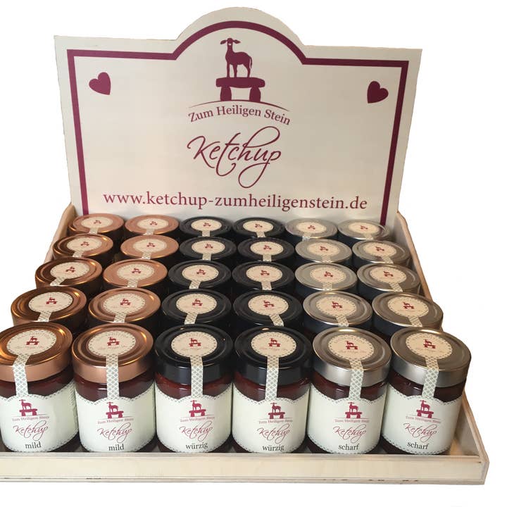 Display med ketchup bästsäljare för wholesale av Zum Heiligen Stein