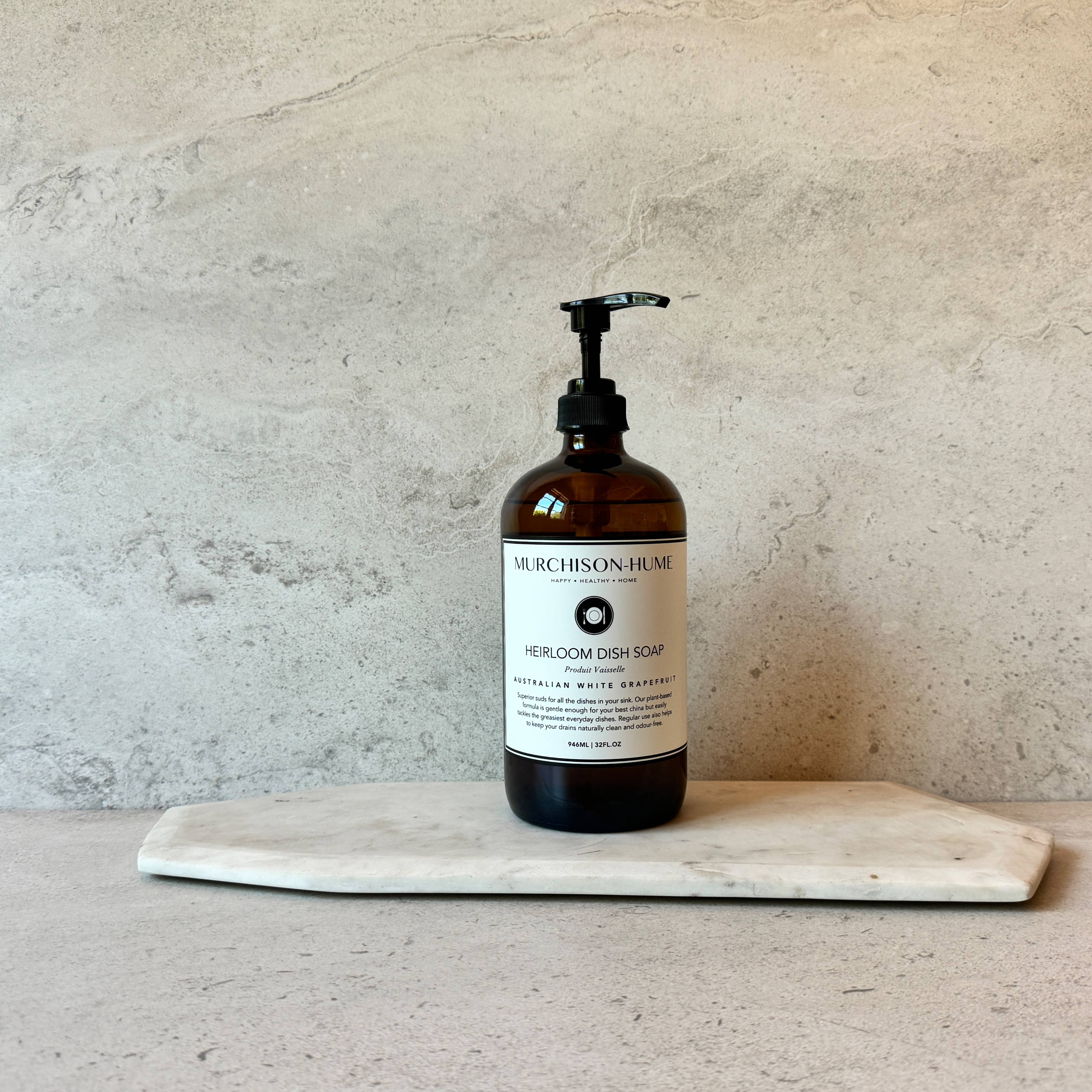 Murchison-Hume – Großhandel Spülmittel – Murchison-Hume Geschirrspülmittel | Nachfüllbare Flasche aus Bernstein-Glas1