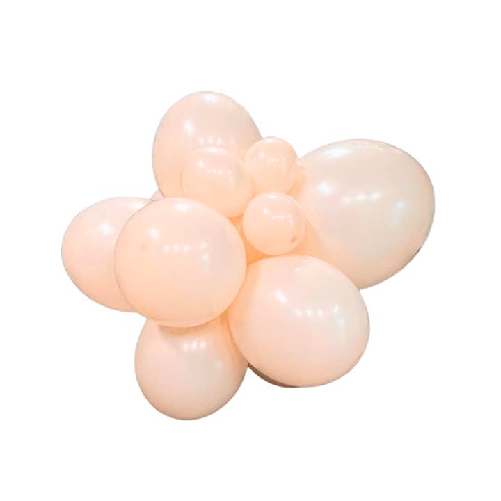 Premium Blush Latex Balloon Cluster (5", 11” and 17”) for wholesale by Ellie's Party Supply