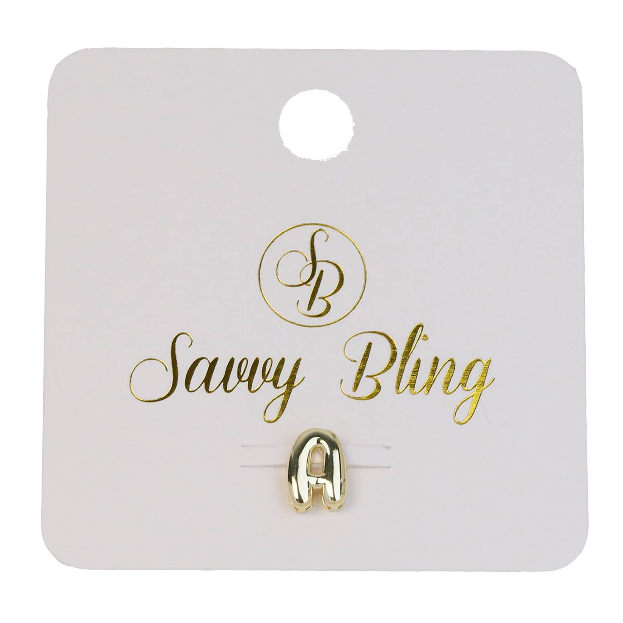 Savvy Bling - Wholesale Pendant/Charm Necklace - Custom Initial or Custom Name Slider Necklace56
