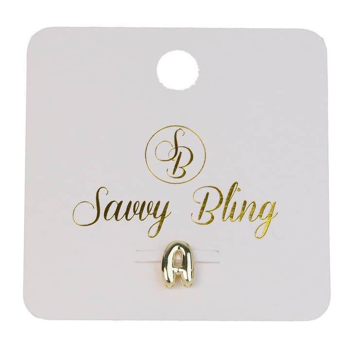 Savvy Bling - Wholesale Pendant/Charm Necklace - Custom Initial or Custom Name Slider Necklace56