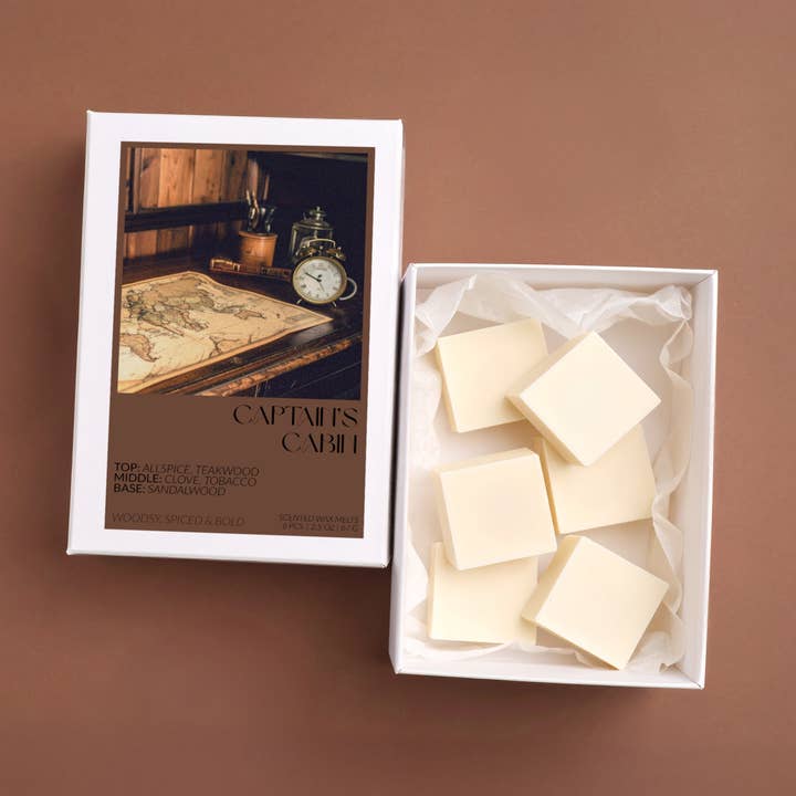 Captain's Cabin Coconut Soy Wax Melts for wholesale by Scentifica