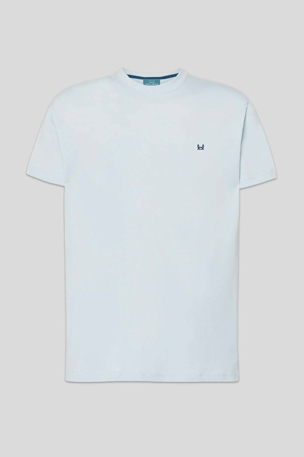 Custi Mikelo: Men's Clothing & Christmas Gifts – Großhandel T-Shirt – Herren – Himmelblaues Basic-T-Shirt12