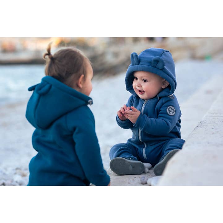 Combinaison en coton avec oreilles d'ours TEDDY FUN2BEMUM JEANS pour la vente par FUN2BEMUM