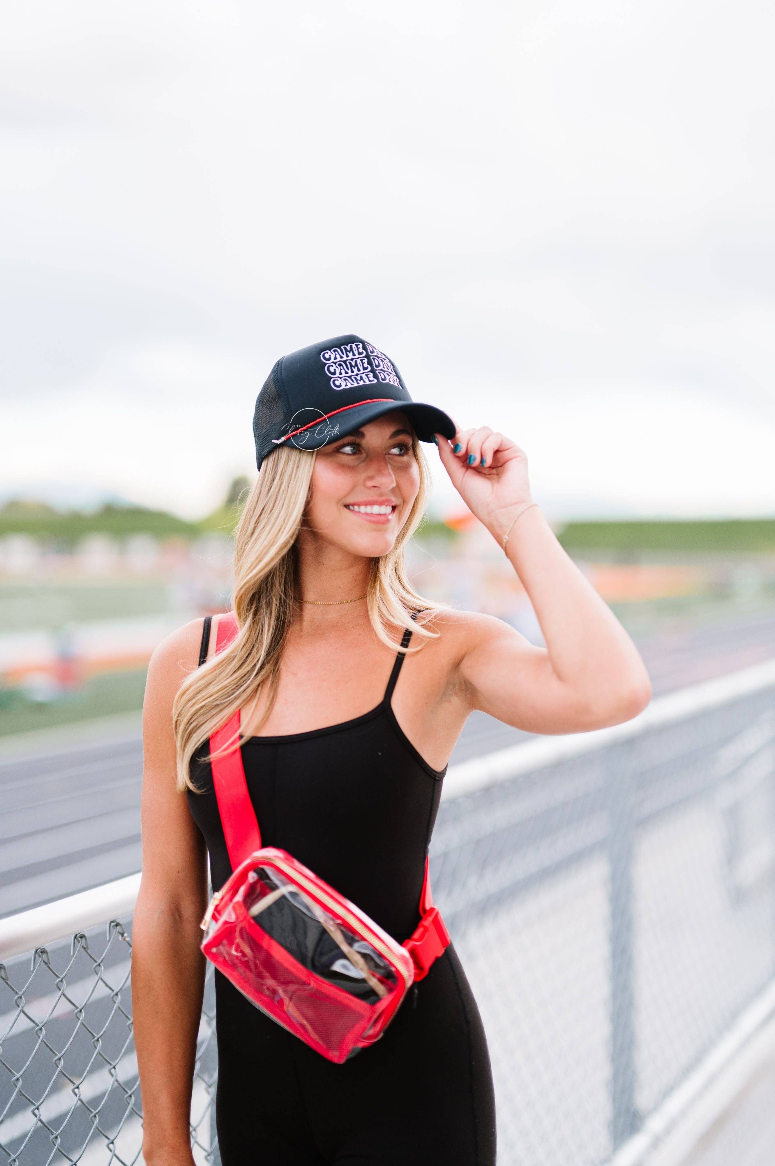 The Classy Cloth WS - Wholesale Trucker Hat - Women's - Embroidered Trucker Hat - Game Day RTS12