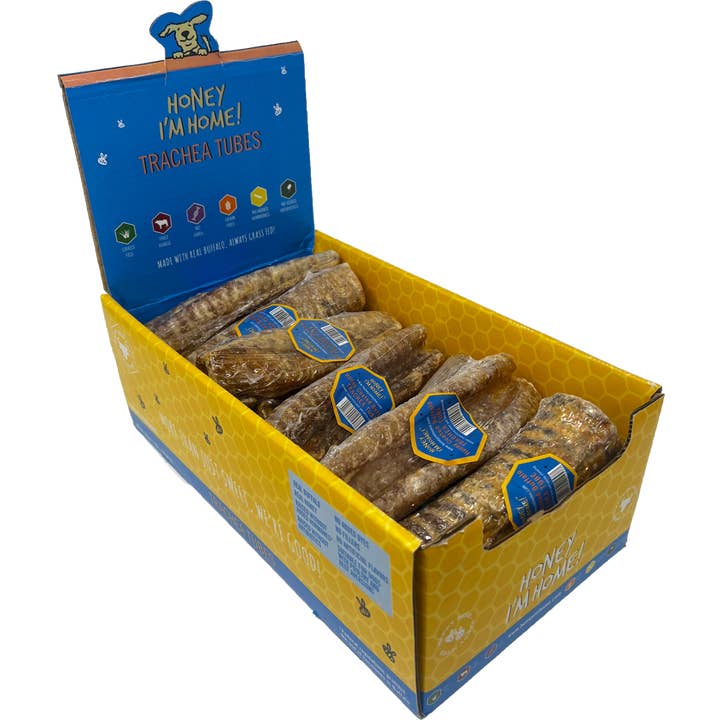 Honey I'm Home - Wholesale Pet Treats - Dog - TRACHEA TUBES BULK