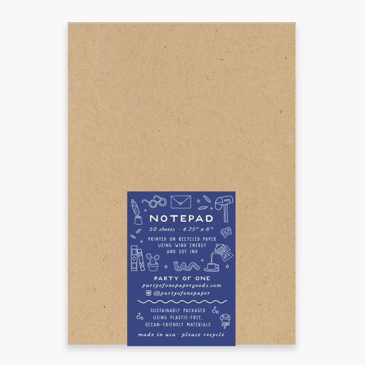 Party of One - Wholesale Notepad - Last chance! Pants Notepad2