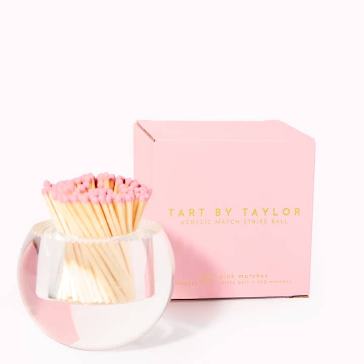 Tart By Taylor - Wholesale Match Holder - Match Striker - Light Pink Matches