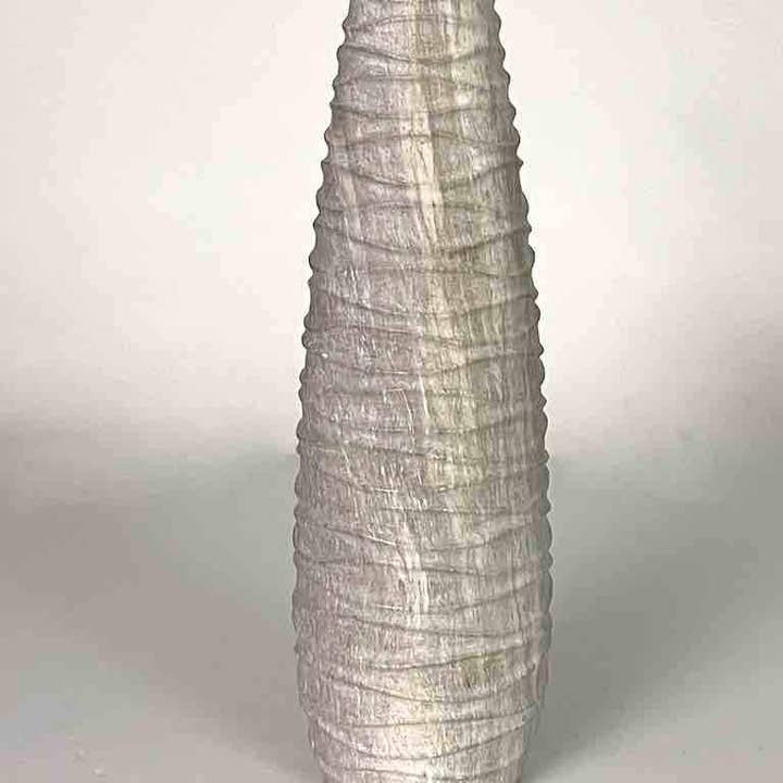 Hand-Carved Tall Soapstone Vietnamese Sculptural Vase for wholesale by The Niger Bend