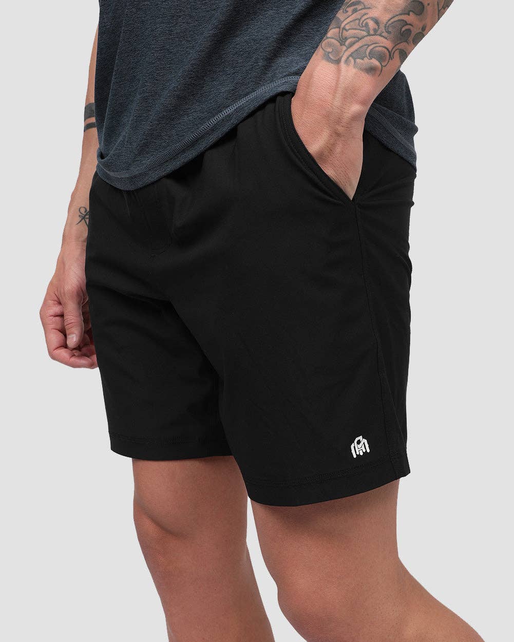 INTO THE AM - Wholesale Athletic Shorts - Men's - Men's Active Shorts for Fitness, Gym, Running (Branded)1