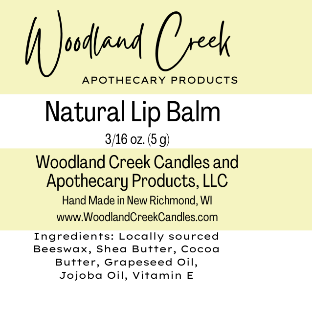 Woodland Creek Candles - Wholesale Lip Balm - Natural Lip Balm3