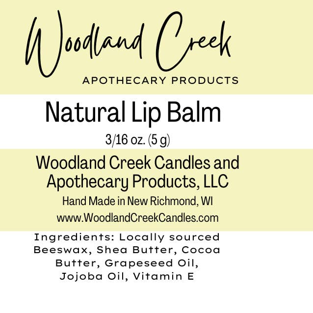Woodland Creek Candles - Wholesale Lip Balm - Natural Lip Balm3