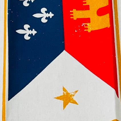 THE PARISH LINE – Großhandel Geschirrtücher – Küchentuch - Acadiana Flag3