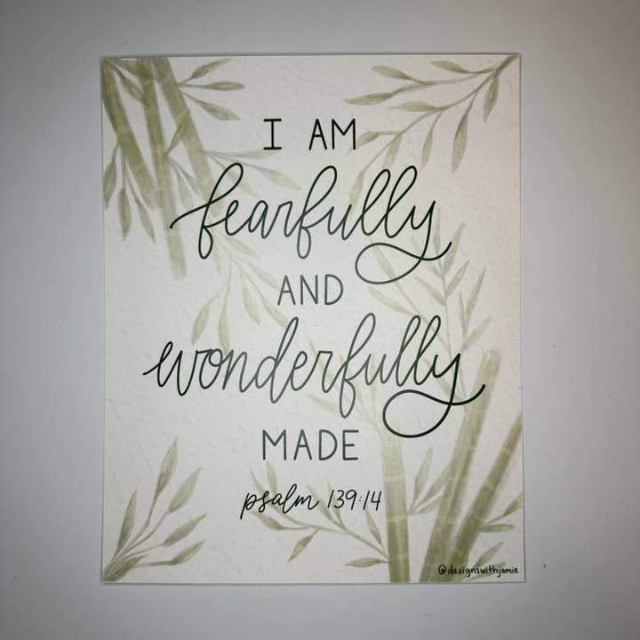 Impression avec crainte et merveilleusement faite pour la vente par Designs with Jamie