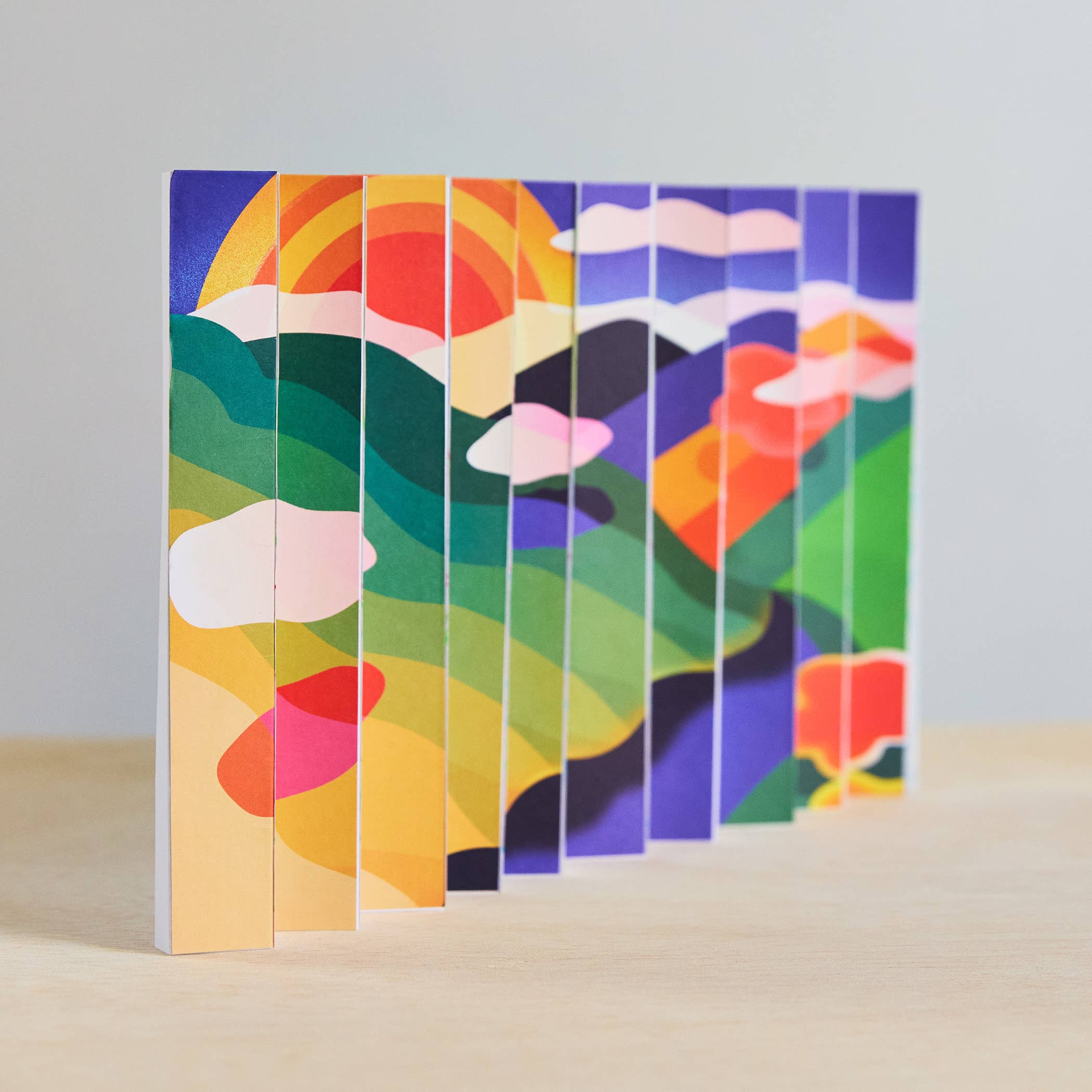 MAJO IDEAS – wholesale DIY craft kit – Child – VOL ①② — OP ART Sticker Based Art Pack5