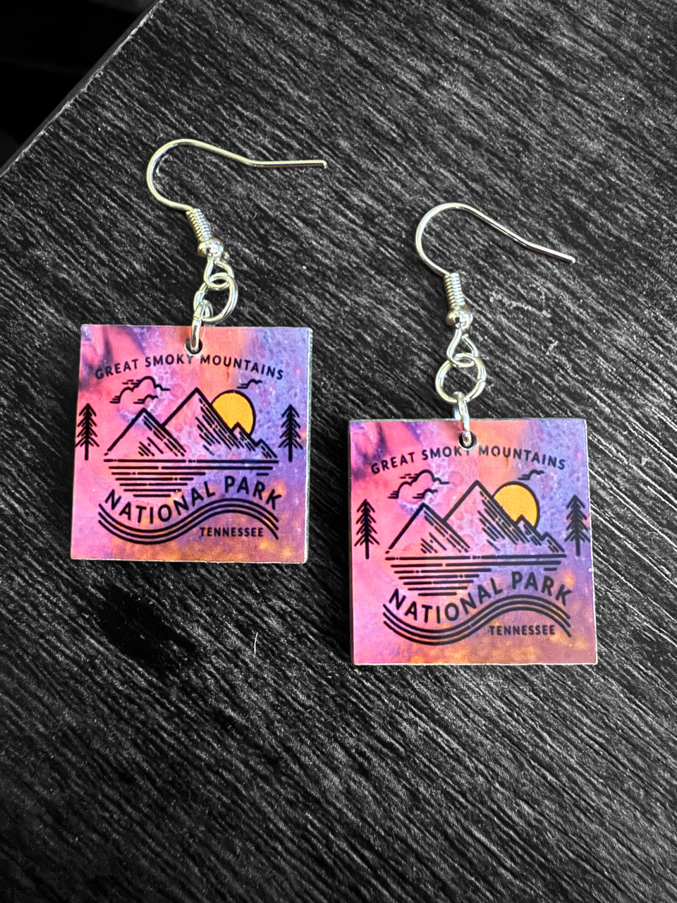 Shades Jewelry & Gifts - Wholesale Dangle Earrings - Smoky Mountain Earrings, Gatlinburg, Smokies Earrings0