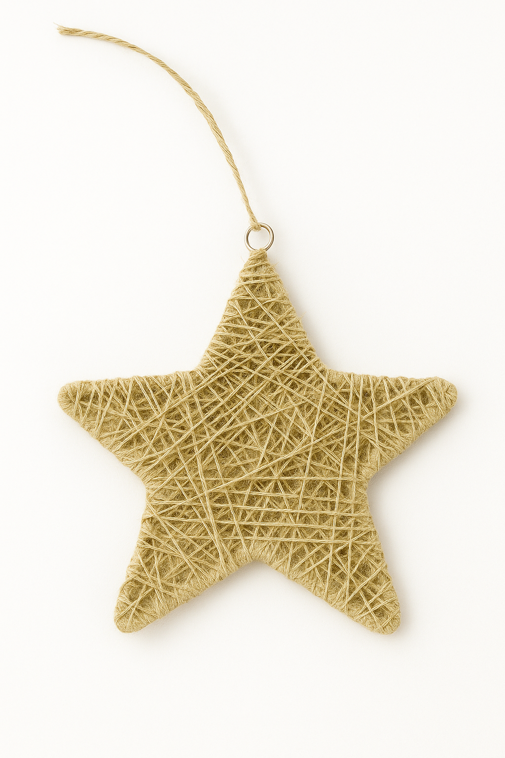 Fennco Styles - Wholesale Ornament - Natuurlijke Jute Touw 6" Ster Ornament1