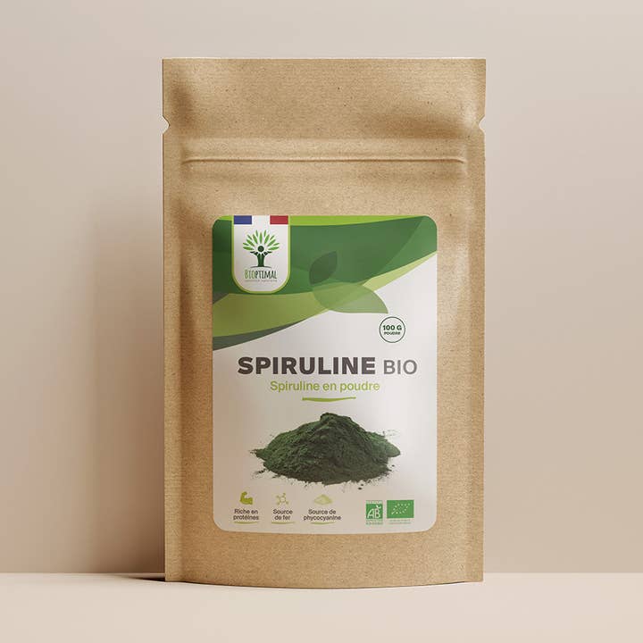 Organic Spirulina Powder - Bioptimal for wholesale by Bioptimal