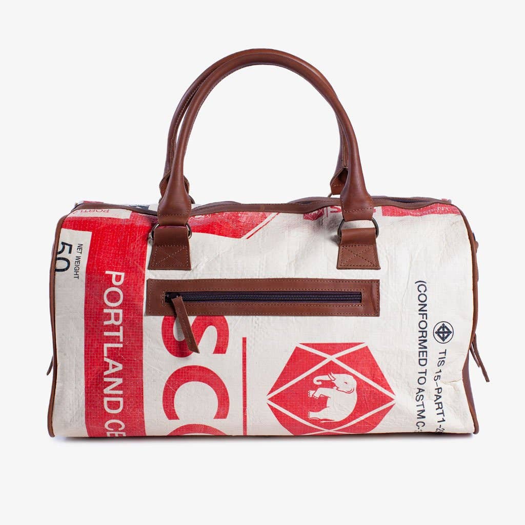 Elephbo - Vente Sac de voyage – unisexe - Sac Sporty/Traveler - Éléphant rouge2