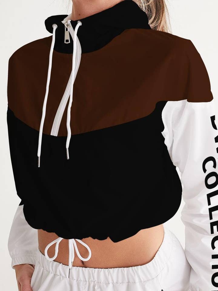 Felpa Donna Cropped Windbreaker per la vendita all'ingrosso da parte di Dwayne Elliott Collection