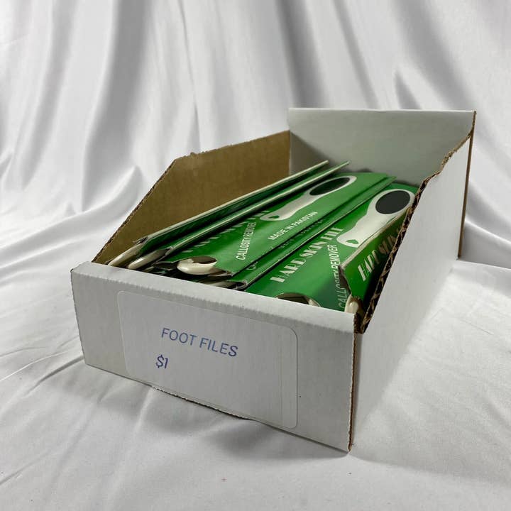 MAYA Cosmetics - Wholesale Foot Scrub/Polish - Foot Files (bin of 30)