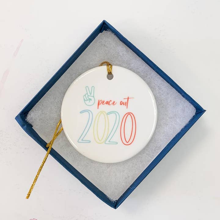 Peace Out 2020 Ornament for wholesale by Dodeline Design