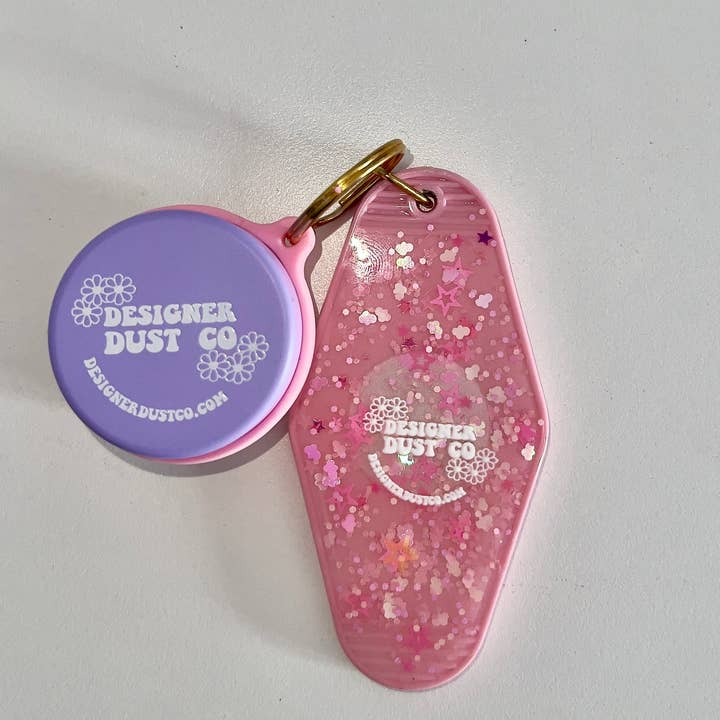 Tap and Sparkle keychain for wholesale by Designer Dust Co.
