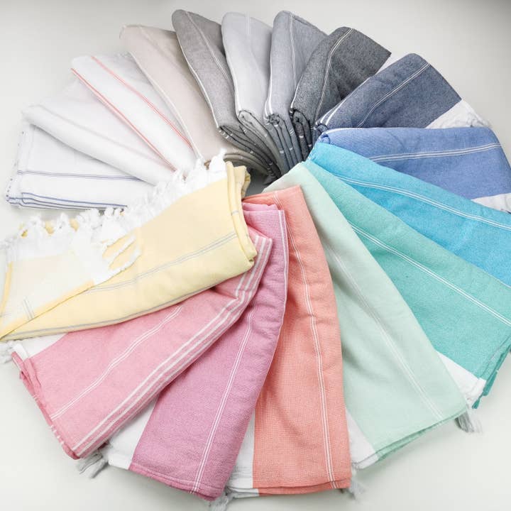 New Sultan Terry 100% cotton beach towel for wholesale by Majordome Paris