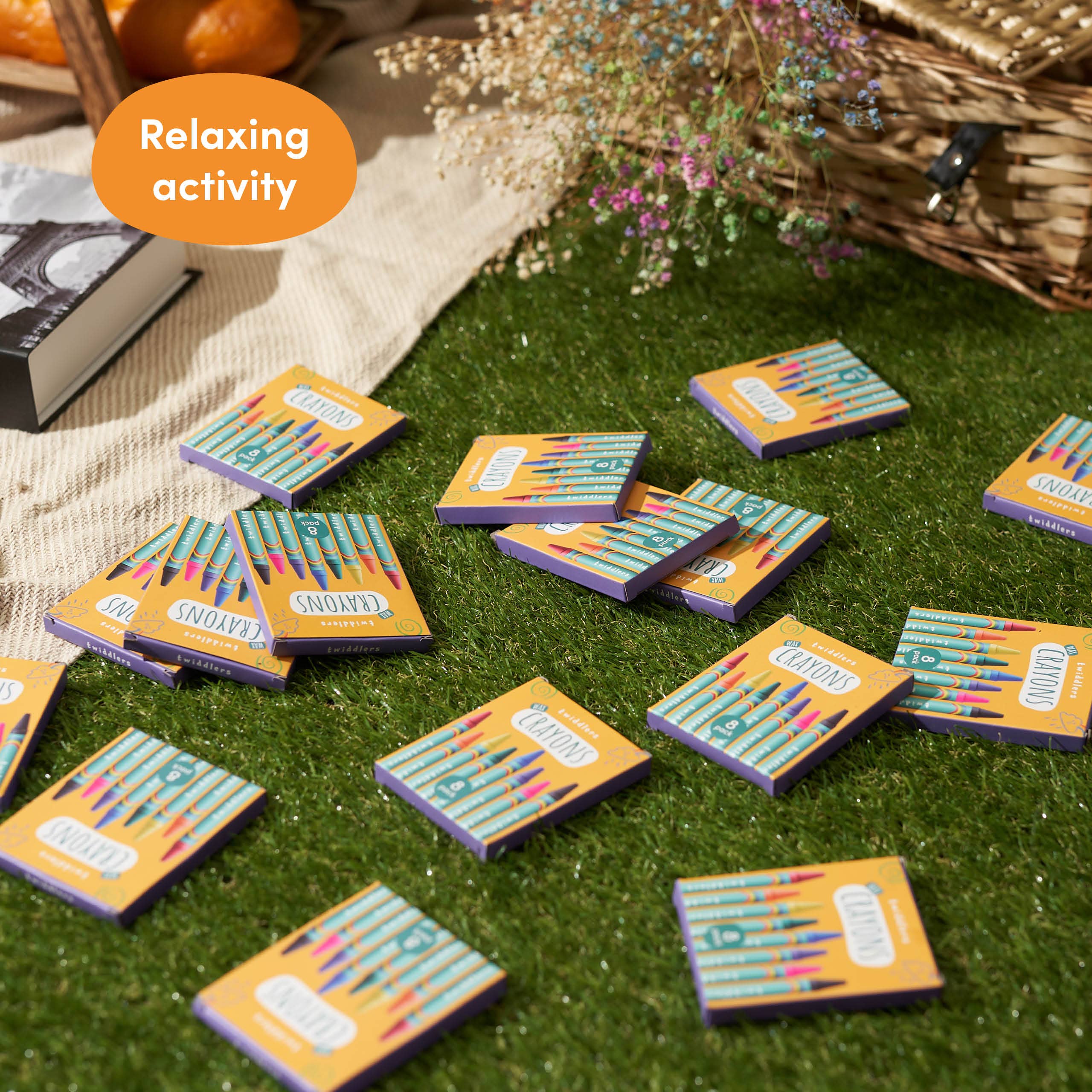 The Twiddlers - Wholesale Crayons - Kids & Baby - 50 Boxes of Wax Crayons for Kids, 8 Crayons Per Box, 400 Tot4