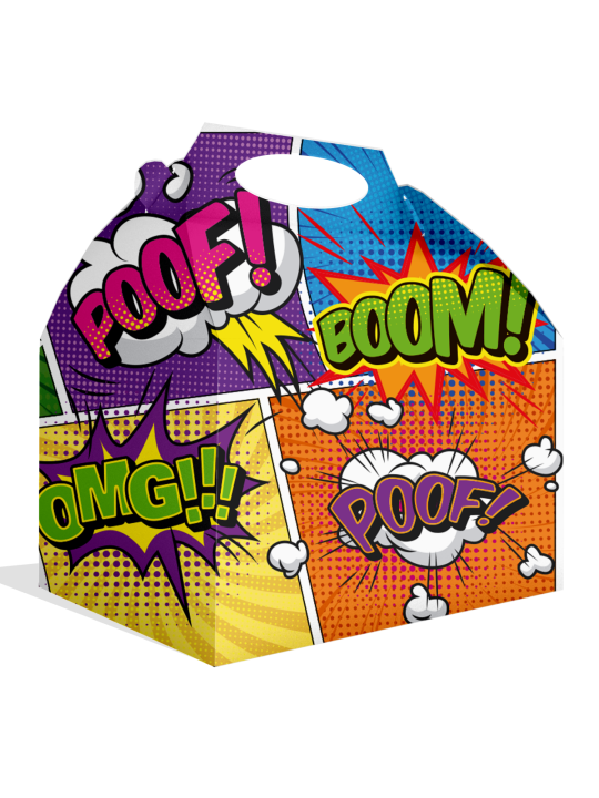 Dream Party - Wholesale Party Favor Bag/Box - Superheroes Box 20 x 16 x 11 cm0