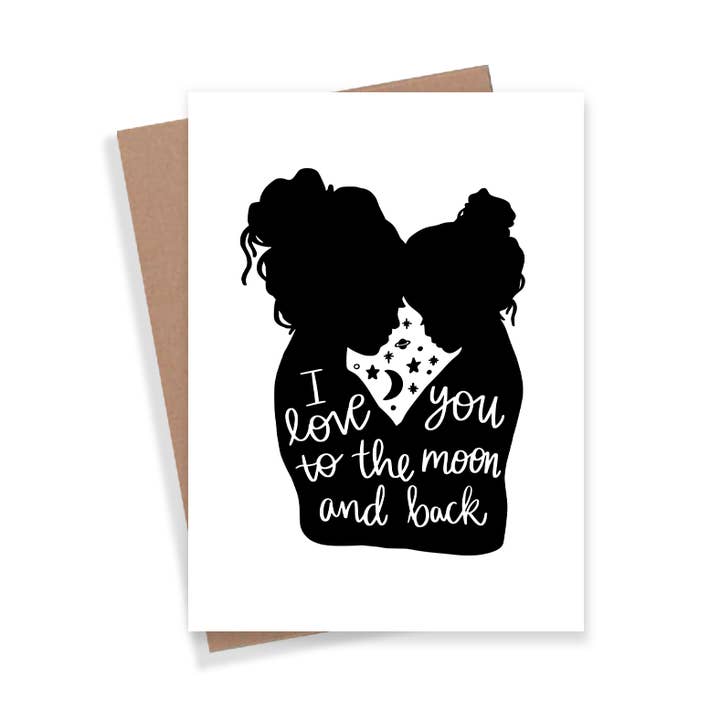 Ik hou van jou naar de maan kaart voor wholesale door Expression Design Co