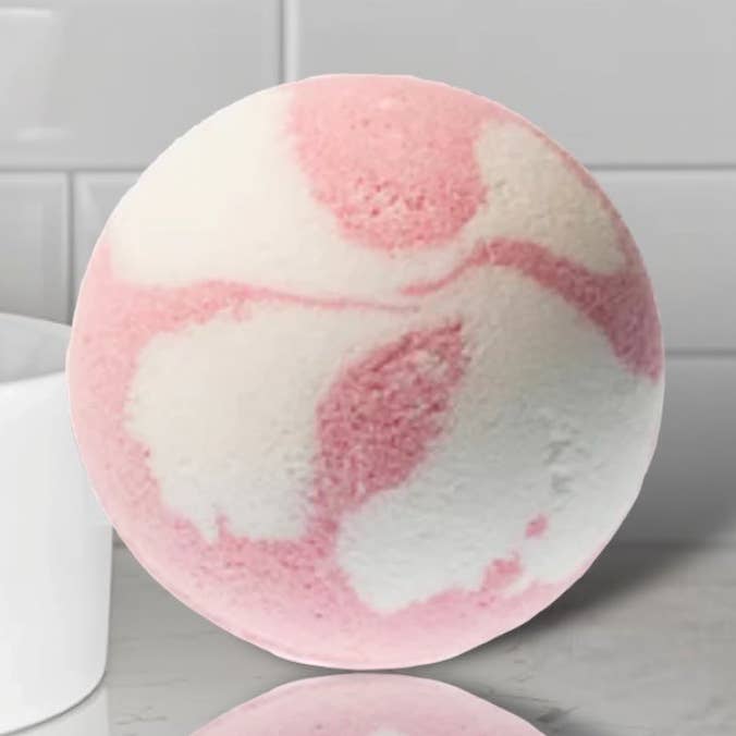 Pink Gin Bubble Bomb for wholesale by Scent and Colour Boutique