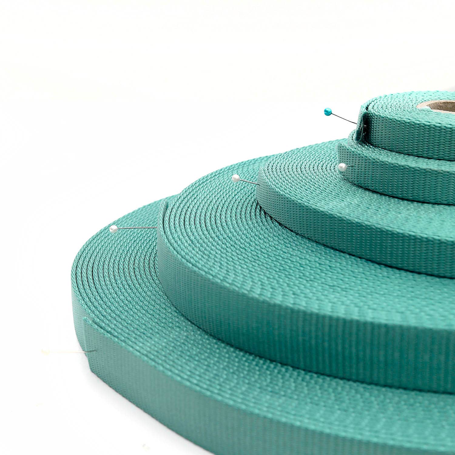 Such Good Supply - Wholesale Craft Supplies - Teal Nylon Webbing - Heavy Duty 4 Widths1