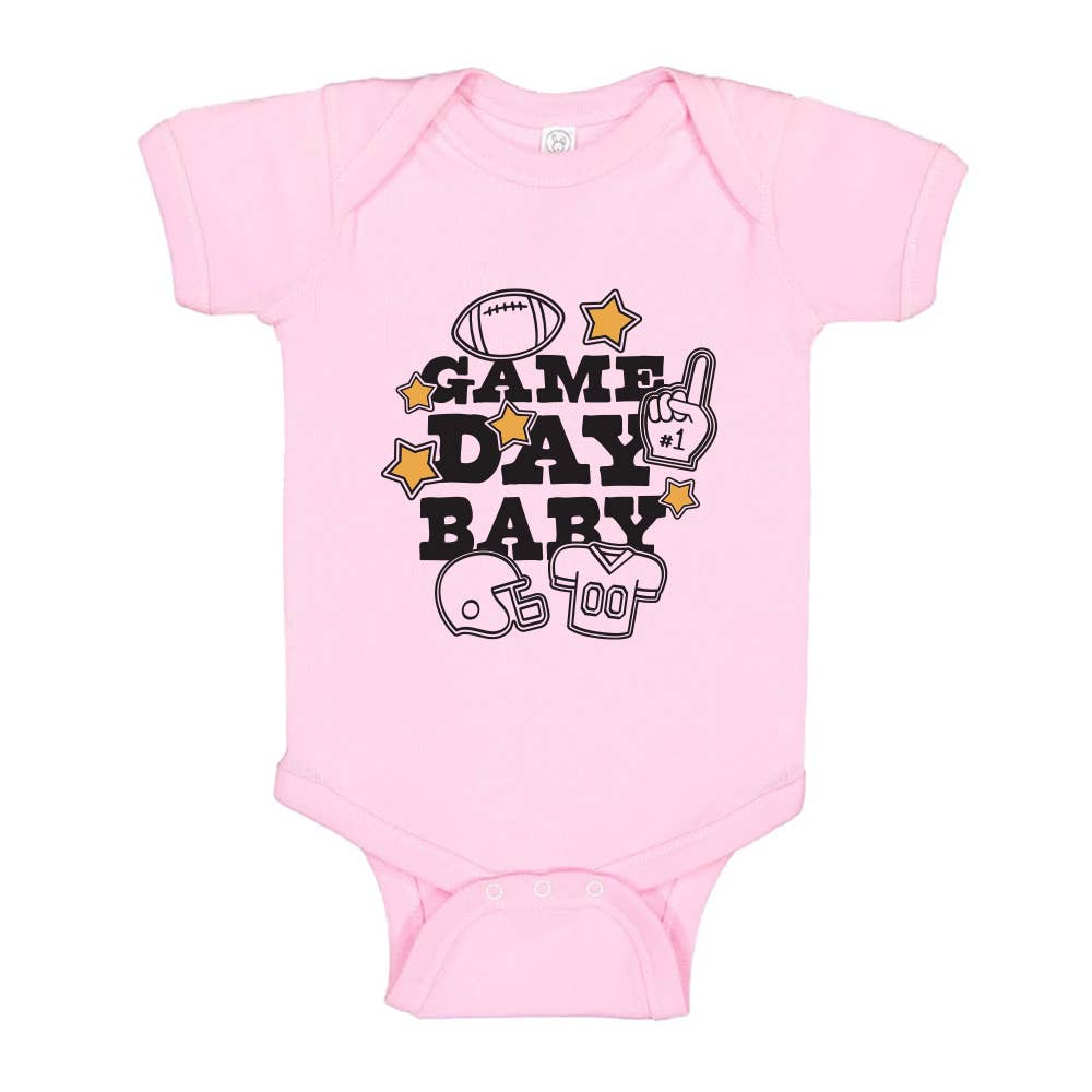 Itsy Bitsy Bella Co - Wholesale Bodysuit (Non-Footed) - Baby - Game Day Baby, Baby Bodysuit7