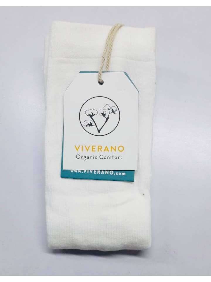 Viverano Organics - Wholesale Tights - Kids - Fine Knit Baby Girl Tights (Floral Jacquard/ Organic Blend)