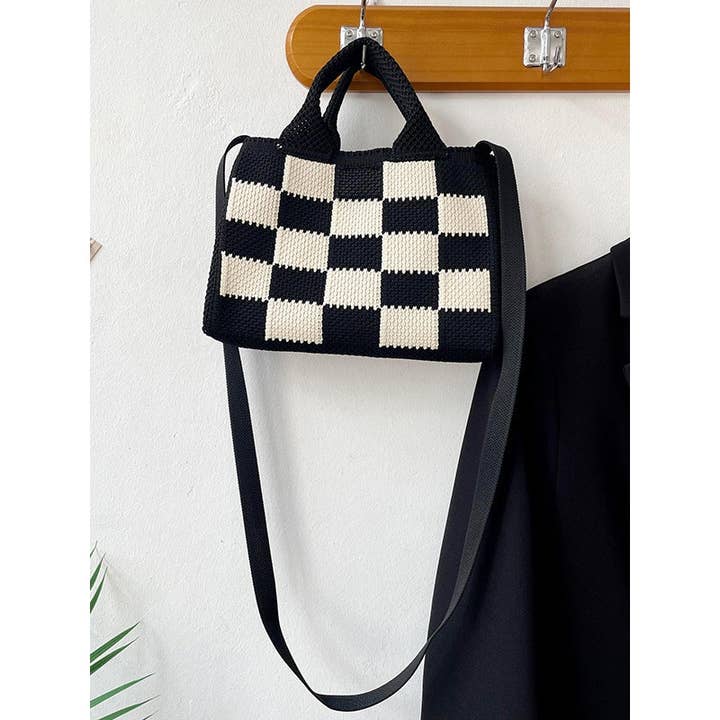 ShieldChic - Wholesale Crossbody Bag - Women's - Checkerboard Crossbody Bags3