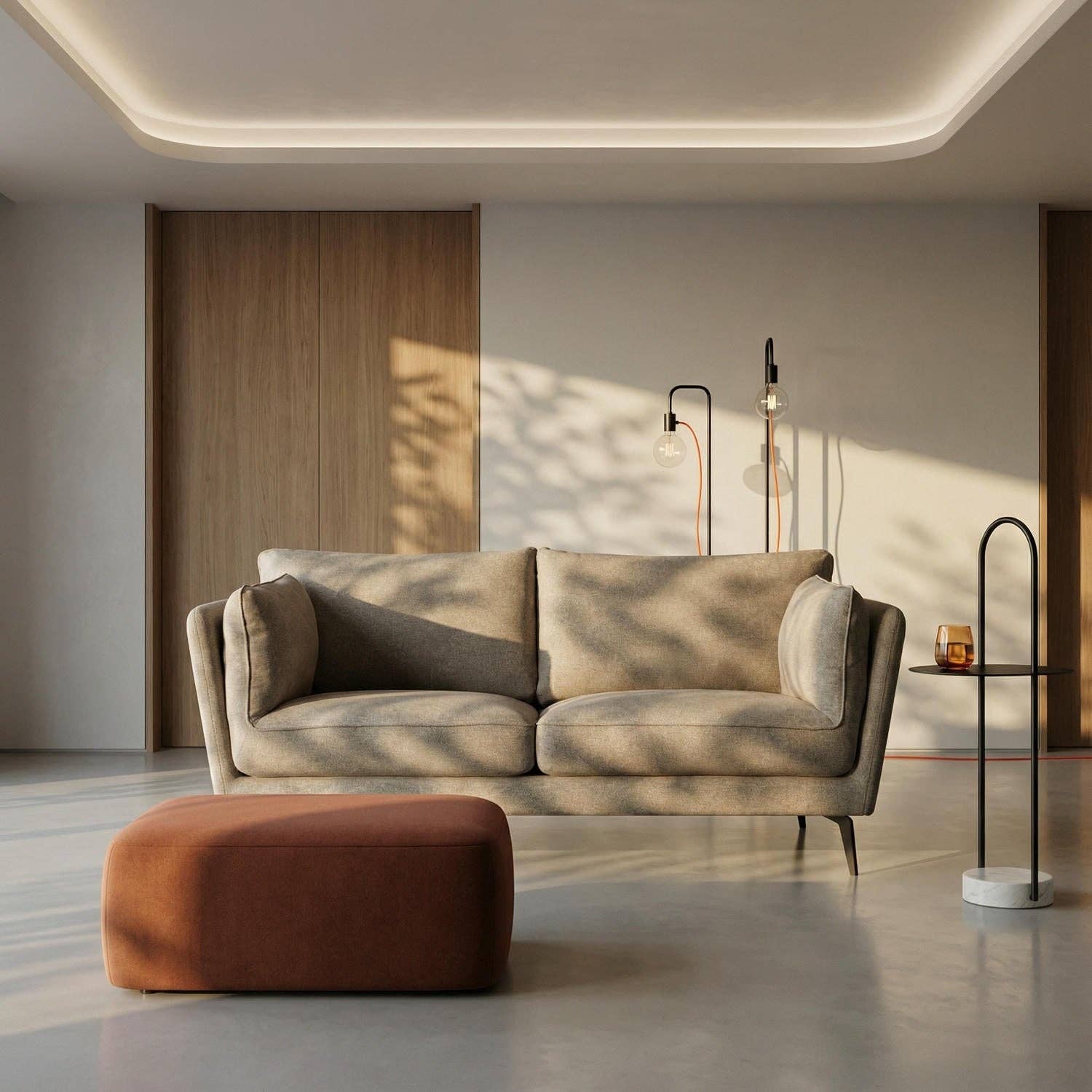 Furnhouse - Wholesale Bank - Bari 2-zitsbank - beige stof1