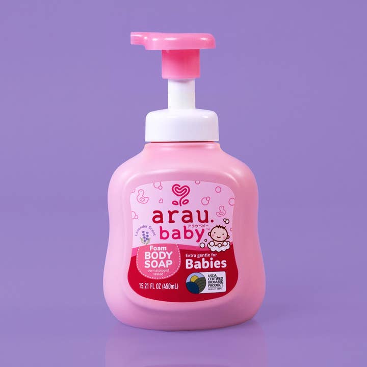 Foam Body Soap - Lavender for wholesale by arau.baby