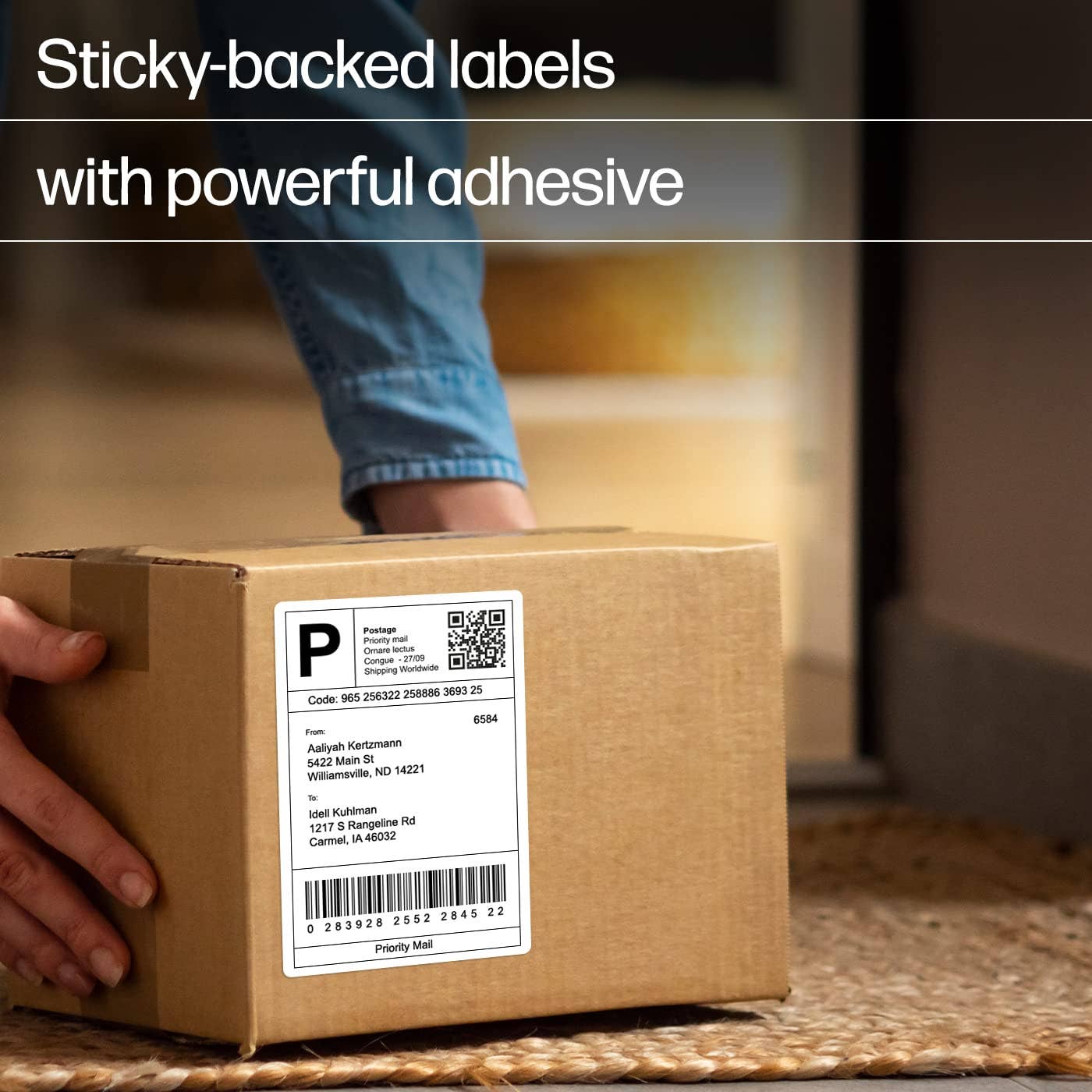 HP - Wholesale Gift Tag Label - HP Direct Thermal Shipping Labels Multipurpose Thermal Label17