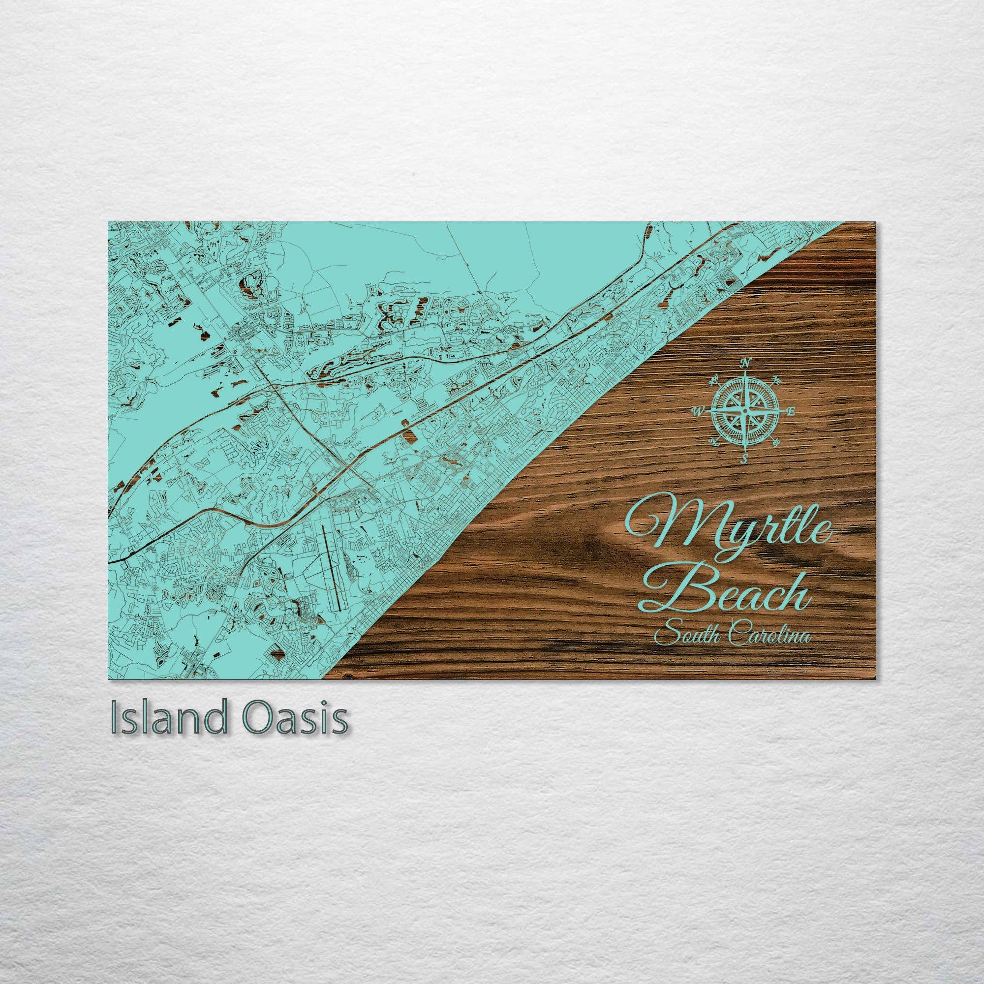 Fire & Pine - Wholesale Map - South Carolina: Myrtle Beach  Street Map0