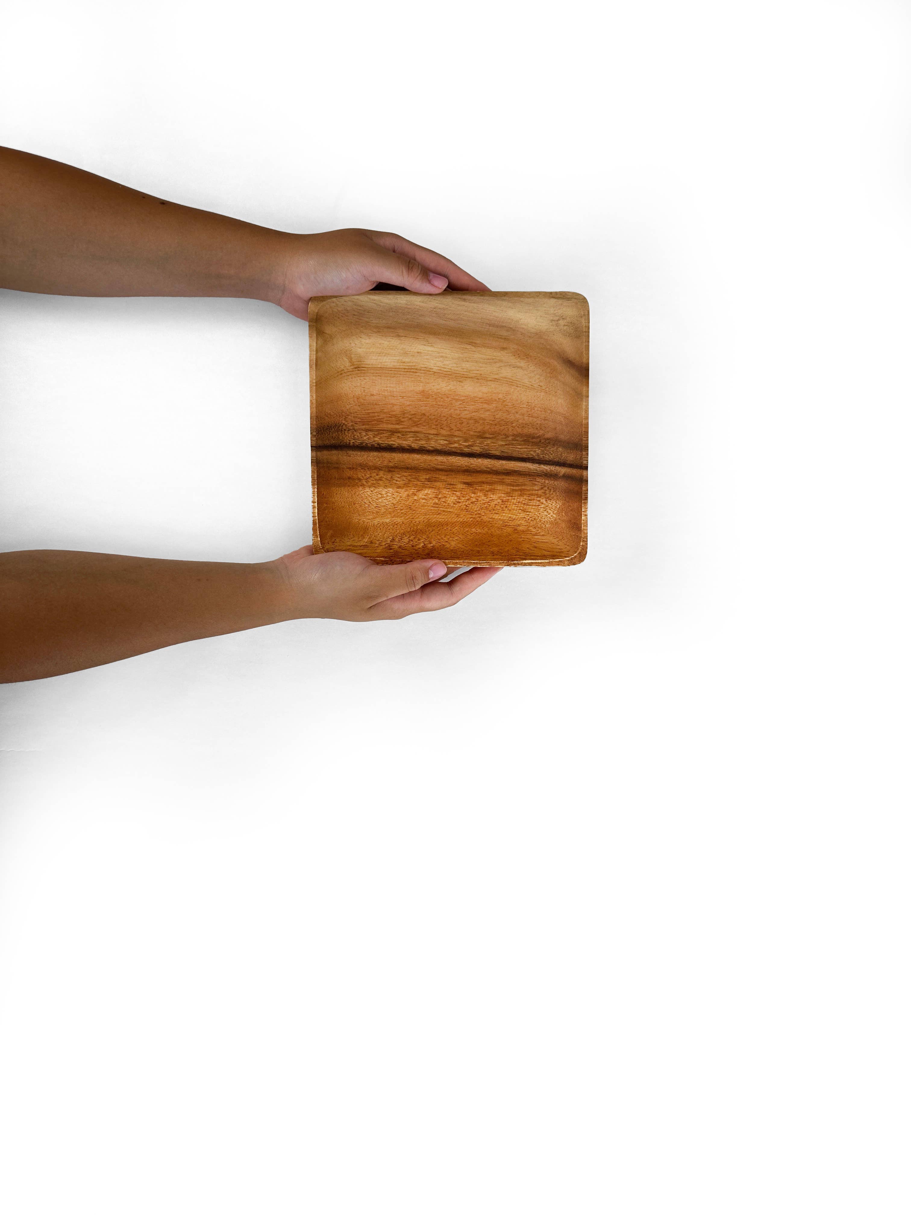 Baroy – Engroshandel Fad – Træfirkantede plader Træfad2