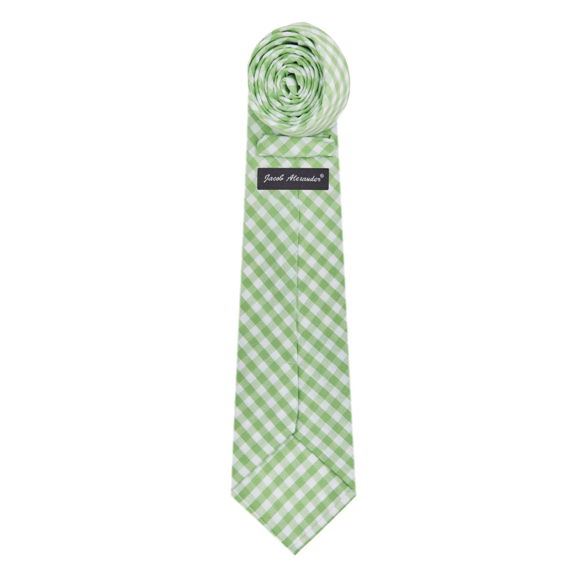 Jacob Alexander - Vendita all'ingrosso Cravatta - Uomo - Cravatta a quadretti gingham da uomo14