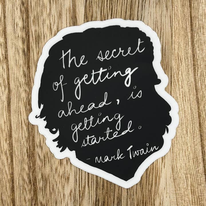 Mark Twain Aufkleber für den Großhandel von Earthly Matters