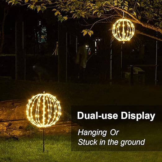 LIGHTSHARE - Wholesale Outdoor/Lawn Light - LED Ball Light, Warm White, Various Sizes and Finishes6
