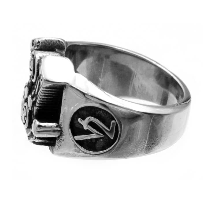 Awaken - Wholesale Signet Ring - Motor Ring - A-6062