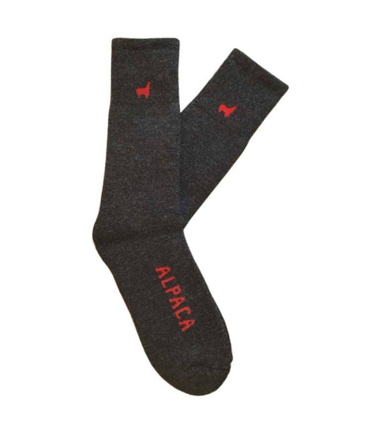 Lanart Alpaca - Wholesale Socks - Unisex - Everest Outdoor Alpaca Socks Charcoal8