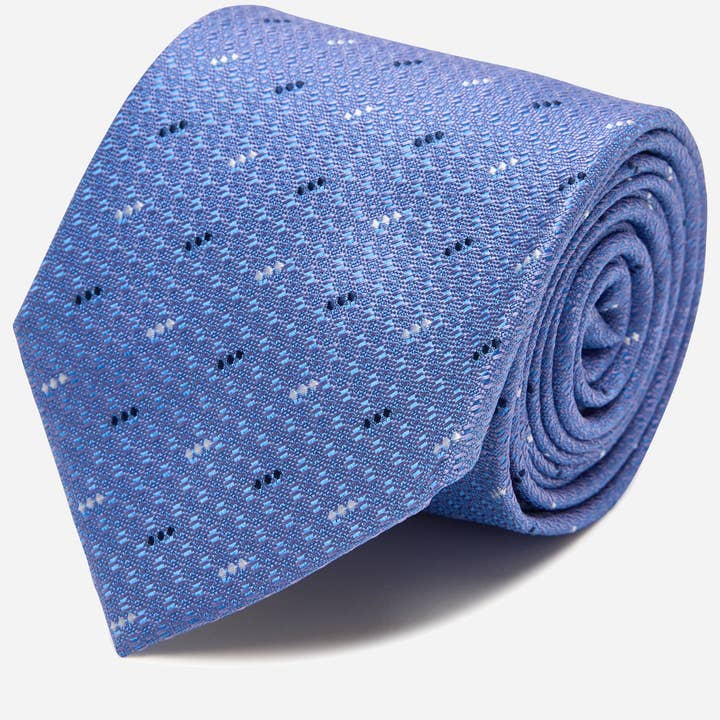 Blå Andra Silke Slips för wholesale på Faire